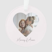 Mommy Custom Name & Photo Acrylic Ornament オーナメント (正面)