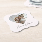 Mommy Custom Name & Photo | Paper Coaster ペーパーコースター (アングル)
