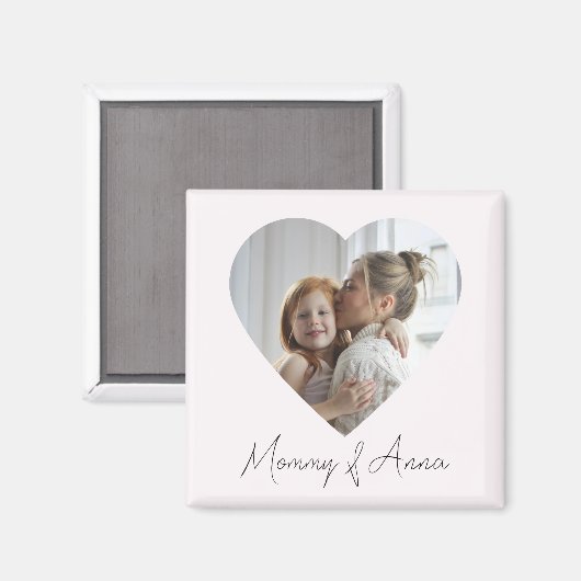 Mommy Custom Name & Photo | Personalized Magnet マグネット (正面/裏面)