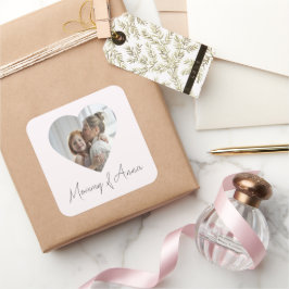 Mommy Custom Name & Photo | Personalized Sticker スクエアシール