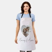 Mommy Custom Photo & Text Apron エプロン (着用した状態)