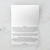 Mommy&Daddyの息子のために折り畳まれた1番目の誕生日カード サンキューカード (内部)