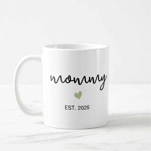 Mommy Daddy マグカップ セット • 新米親 Est 2026 マグカップ • F (左)