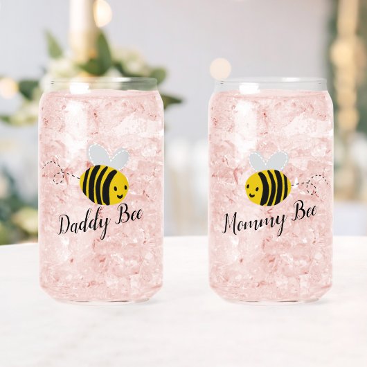 Mommy & Daddy Bee | 新しい親 ガラス缶 (インサイチュ (ウェディング))