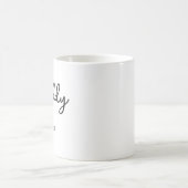 Mommy Daddy Mug Set ・新しい親Est 2023 Mug ・ F コーヒーマグカップ (中央)