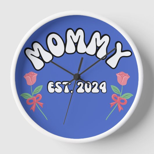 Mommy est 2024 壁時計 (正面)