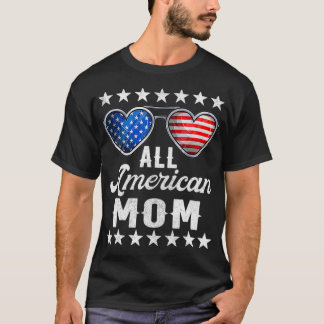 Mommy Fourth Of July Costume All American Mom US F Tシャツ