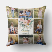 mommy gift 8 photopink beautiful ガーリーフローラ クッション (裏面)