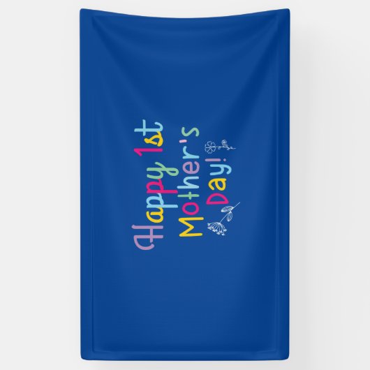 Mommy Gift Happy First Mother's Day 横断幕 (縦)
