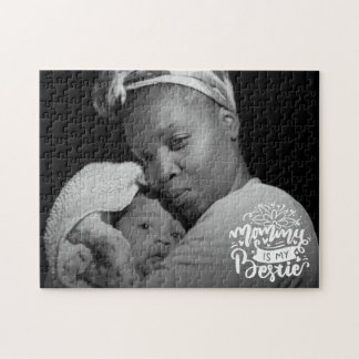Mommy is My Bestie 写真 引用 レタリング オーバーレイ J ジグソーパズル
