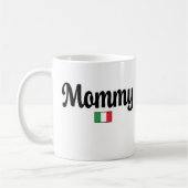 Mommy Italian Flag Mug コーヒーマグカップ (左)