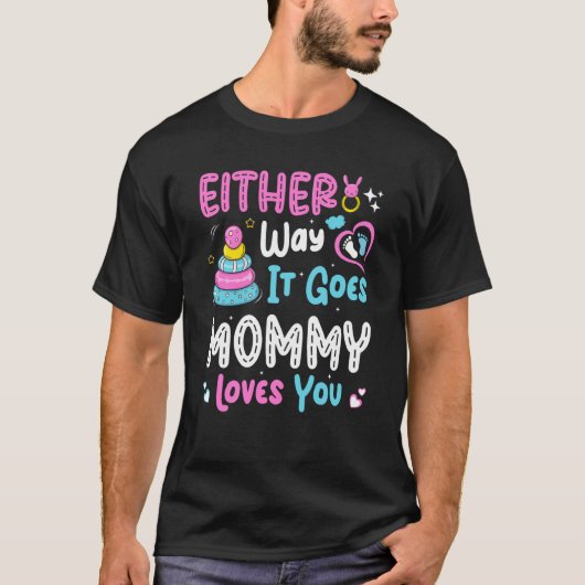 Mommy Lovesに向けてジェンダー発表 Tシャツ (正面)