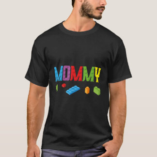 Mommy Master Builder建物ブロックファミリ Tシャツ