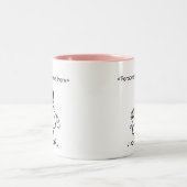 Mommy & Me – 母と小さな女の子カスタムギフトマグ ツートーンマグカップ (中央)