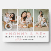 『Mommy & Me』 1st Mother's Day 3 x Photo Collage フォトプラーク (正面)