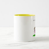 Mommy & Me Mug （タイトル付きブルネット） ツートーンマグカップ (中央)