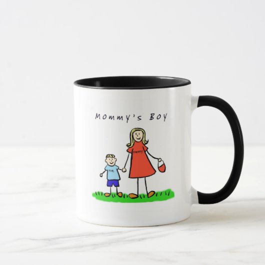 Mommy & Me Mug （タイトル付きブロンド） マグカップ (右)