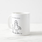 Mommy & Me Mug(名カスタマイズ前) コーヒーマグカップ (正面左)