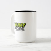 Mommy Mode Mag - Mom おもしろい Life Coffee Cup Gift ツートーンマグカップ (正面左)