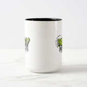 Mommy Mode Mag - Mom おもしろい Life Coffee Cup Gift ツートーンマグカップ (中央)
