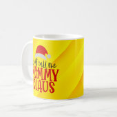 Mommy Mommy-56876ラウンドクロックを呼び出す コーヒーマグカップ (正面左)