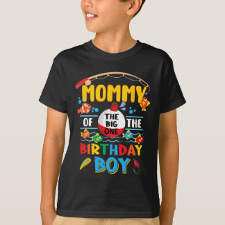 Mommy Of The Big Oneの魚釣り1歳の誕生日のオフィシャル Tシャツ