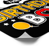 Mommy Of The Birthday Boy Family Party Birthday  ポスター (角)