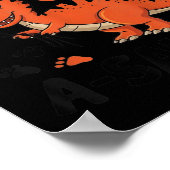 Mommy Of The One-a-saurus 2nd Birthday Dinosaur Pa ポスター (角)