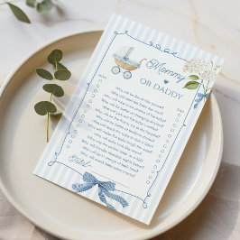 Mommy or Daddy French Nursery Coquette Carriage