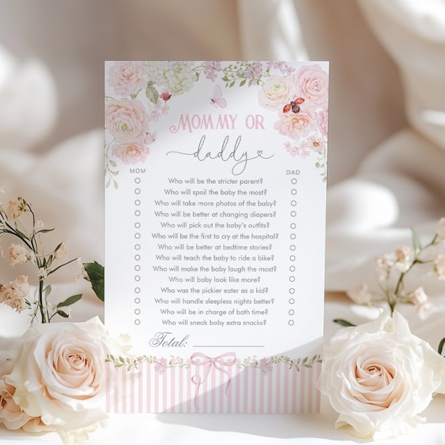 Mommy or Daddy Love Bug Baby Shower Game (クリエイターアップロード済み)
