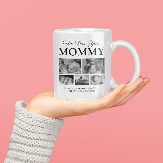 Mommy Photo Collageコーヒーマグ コーヒーマグカップ
