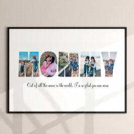 Mommy Photo Collageポスター ポスター