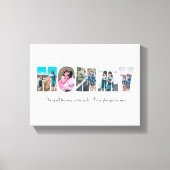 Mommy Photo Collage Canvas キャンバスプリント (正面)