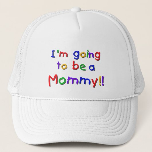 Mommy Primary Colorsになる キャップ (正面)