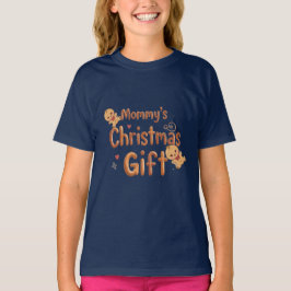 Mommy’s Christmas Gift ベビー服 | かわいいホリデー Tシャツ