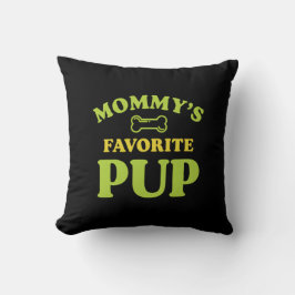  Mommy’s Favorite Pup Dog Mom Decor クッション