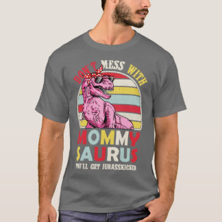 Mommy Saurus Mama Saurusシャツ恐竜Momシャツ Tシャツ