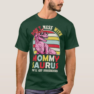 Mommy Saurus Mama Saurusシャツ恐竜Momシャツ Tシャツ