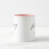 Mommy Script Established Mom Gift マグカップ (中央)