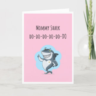 Mommy Shark Mother's Day/誕生日カード カード