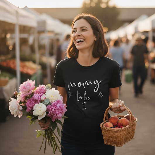 mommy to be | 赤ちゃんができました tシャツ