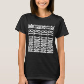 MOMMY TO BE - 隠されたメッセージ Tシャツ (正面)