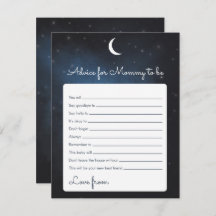 Mommy to be Baby Showerゲームカードのアドバイス