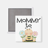MOMMY TO BE/BEE マグネット (正面/裏面)