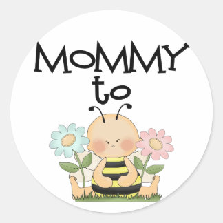 MOMMY TO BE/BEE ラウンドシール