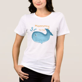 Mommy To Be Cute Whale Baby Shower トライブレンドＴシャツ
