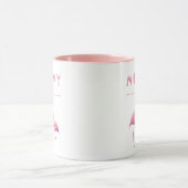 Mommy to Be Flamingo Baby Shower Mug マグカップ (中央)