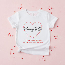 Mommy To Be Little Sweetheart Valentine’s Baby トライブレンドＴシャツ