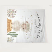 Mommy to be Sheep backdrop タペストリー (正面(横))