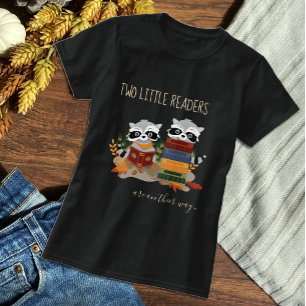 Mommy-to-Be-Twin Raccoons読者Tシャツ Tシャツ